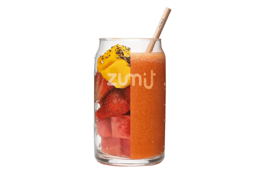 Smoothie Watermelon Summer by Zumit- Caixa de 20 unidades de manga, morango, melancia e sementes de chia