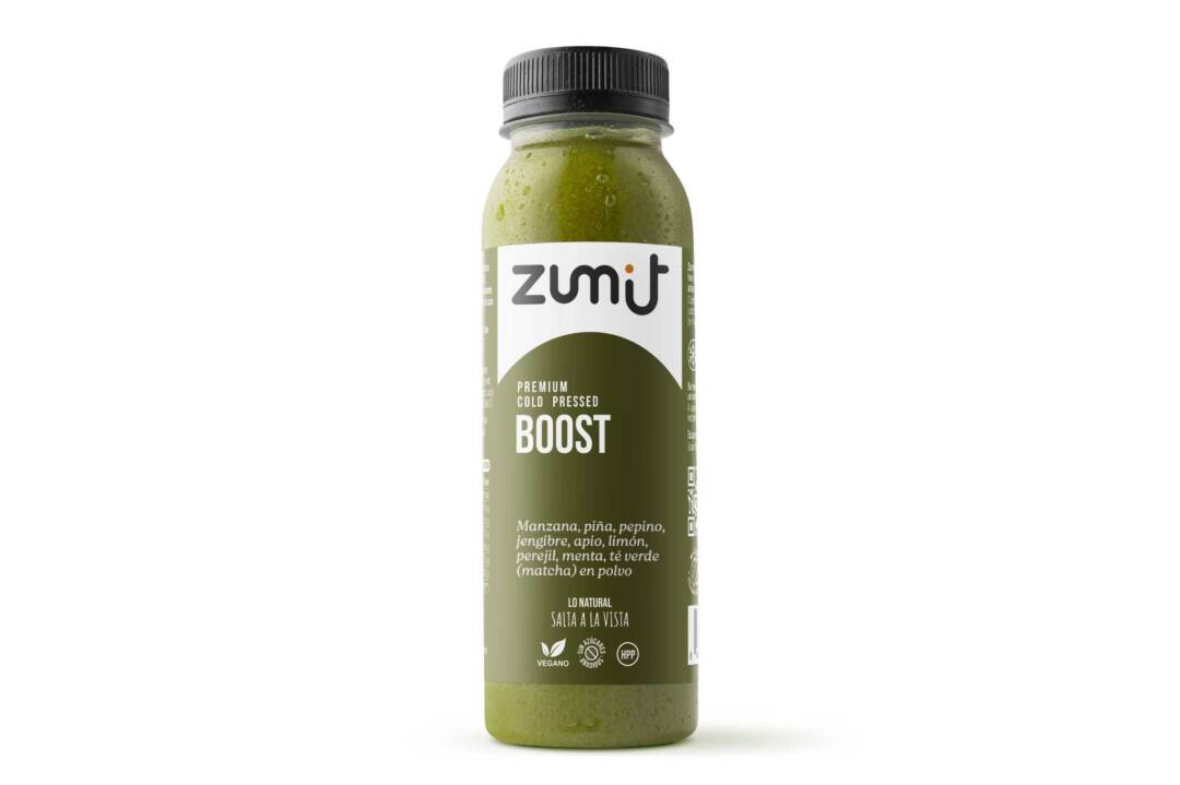 Zumo Cold Press Premium Boost HPP de Zumit - caja de 8 unidades