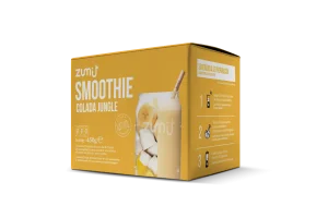 Smoothie Colada Jungle de Zumit- Caja de 3 unidades de coco, plátano y piña para la elaboración de smoothies en casa