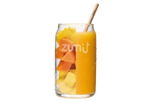 Smoothie Caribbean Passion de Zumit- Caja de 20 unidades de mango, papaya y piña