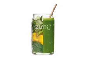 Smoothie Green Power de Zumit- Caja de 20 unidades de col rizada, piña, espinaca y pepino