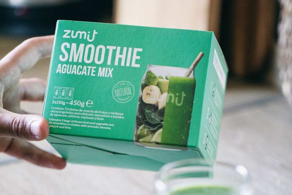 fruta congelada de Zumit, smoothie Aguacate Mix