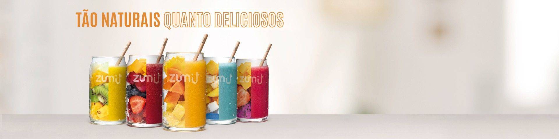 Smoothies naturales Zumit hechos al momento